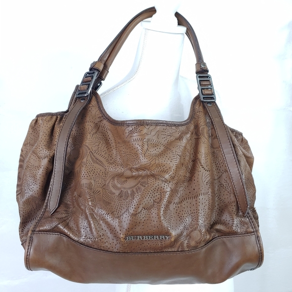 BURBERRY AVONDALE LEATHER HOBO BAG - Picture 3 of 16